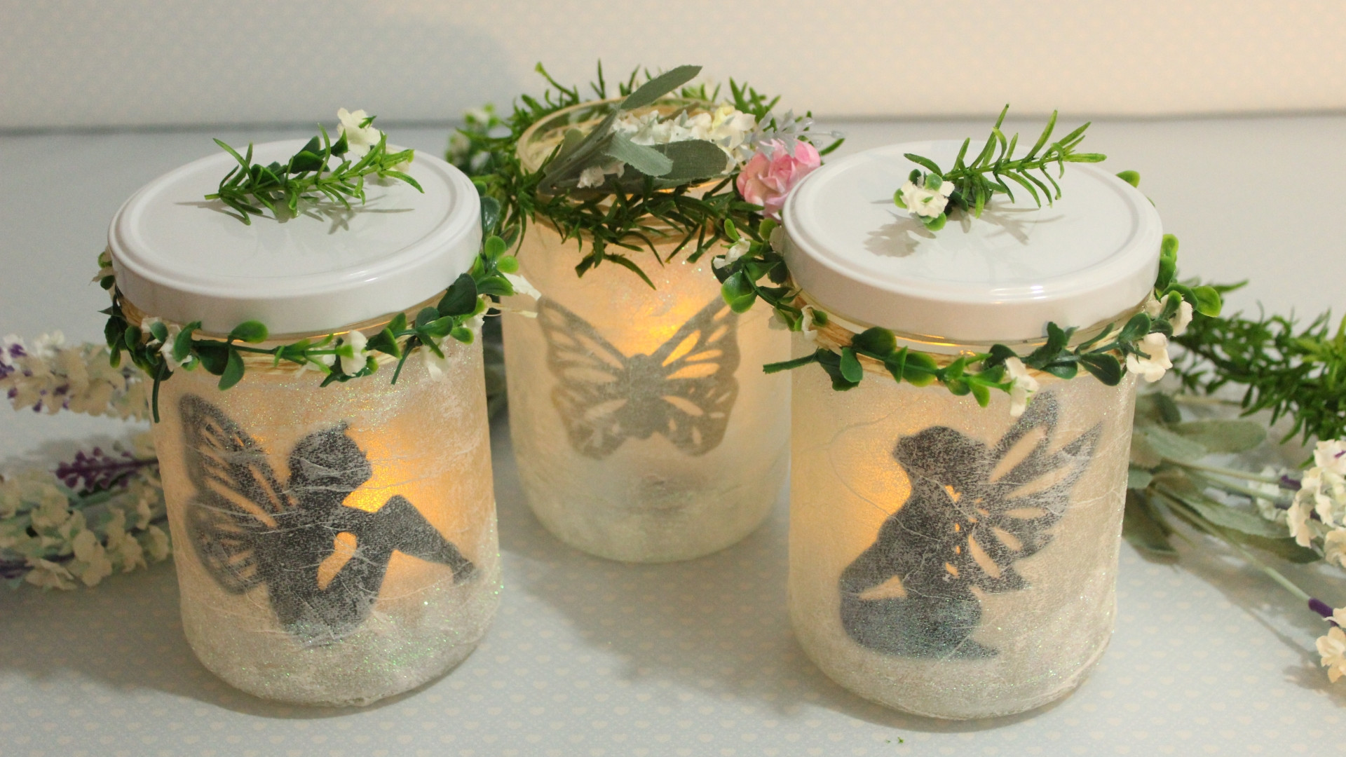 DIY Leuchtende Deko-Gläser, Feen-Laternen, Fairy Jars