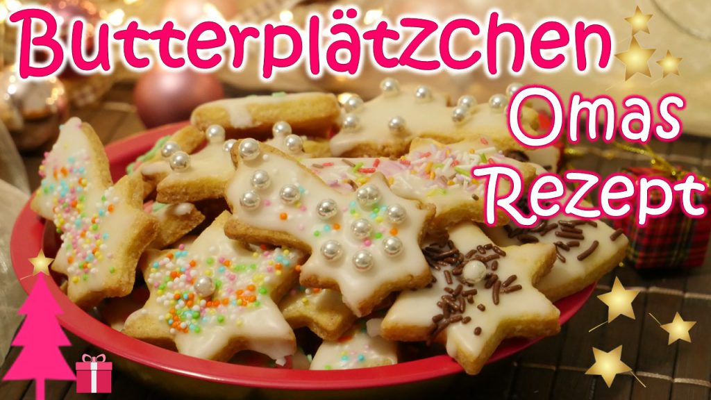 Omas Butterplätzchen | Ausstechplätzchen | Weihnachtsplätzchen mit