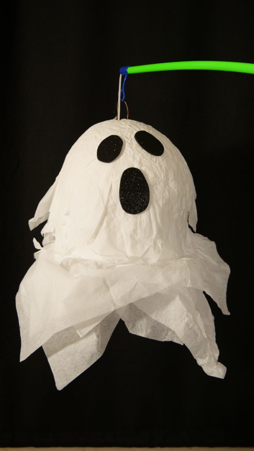 Gespenster Laterne Basteln - Halloween Laterne - KrümelPlanet